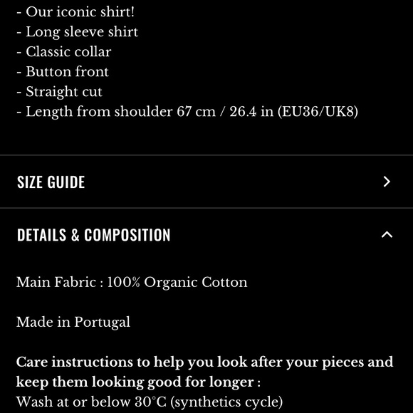 Sezane cotton shirt NWT - Picture 3 of 4